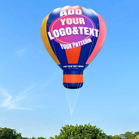 Ballon gonflable personnalisé avec logo, en tissu Oxford imperméable, pour festival, fête, exposition, promotion
