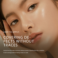 Pansly Lasting Nude Makeup BB Cream Pelembap Pigmen CC Liquid Foundation SPF50 Pemutih & Pencerah Bersertifikasi Halal
