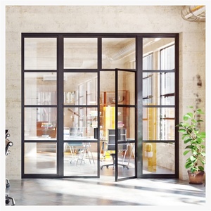 <span class=keywords><strong>Puerta</strong></span> Francesa de Hierro Forjado Moderna, de Última Generación, con Giro e Inclinación, de Hierro Laminado en Frío, al Precio Más Bajo - Product Image 1