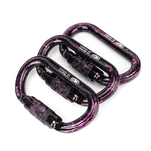 Chuyên nghiệp 27kn chịu lực hình chữ O khóa leo Móc an toàn cao độ cao khóa leo núi tự động - Product Image 4