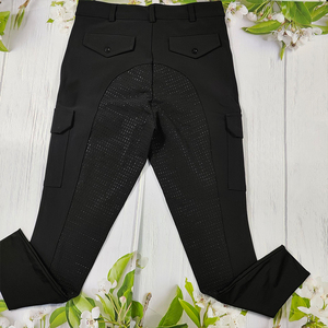 Collants d'équitation respirants avec grip au niveau des genoux, grip complet sur le siège, <span class=keywords><strong>pantalon</strong></span> d'équitation <span class=keywords><strong>pour</strong></span> <span class=keywords><strong>homme</strong></span>, nylon <span class=keywords><strong>pour</strong></span> la compétition d'équitation - Product Image 6