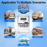 Compteur d'énergie intelligent monophasé Citizens Advice Meters Trio 11 avec suivi des heures de crête et des coûts, prépayé IHD6 pour usage domestique