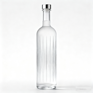 500ml <span class=keywords><strong>700ml</strong></span> 750ml bouteille de <span class=keywords><strong>Gin</strong></span> en verre de silex bouteille en verre de forme ronde avec bouchon à vis - Product Image 6