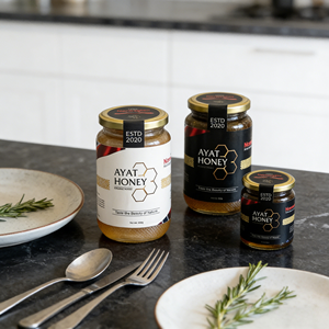 Miel Blanca Premium Ayat 100% Orgánica de Alta Altitud, Natural, Sin Procesar, Sin Azúcar Añadido, Sin Sabores Artificiales, Segura y Saludable para el Consumo Diario - Product Image 5