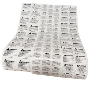 Costom in chống nghẹt thở cảnh báo nhãn dán - Product Image 6