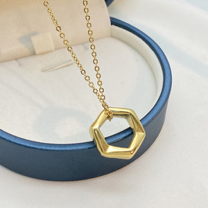 Collana da Donna con Ciondolo a Cuore, Stile Europeo e Americano, Lusso Discreto, in Acciaio Inossidabile con Catena a <span class=keywords><strong>Serpente</strong></span> e Diamanti - Product Image 6