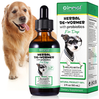 Oimmal - Suplemento Dietético Líquido 100% Natural, Gotas Herbales Antiparasitarias con Probióticos para Perros, Refuerza la Inmunidad, Mejora la Digestión