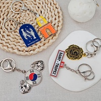 Porte-clés japonais en émail pour voiture, accessoires, porte-clés en métal, vente en gros, personnalisés, promotionnels