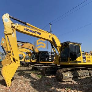 Excavadora Usada KOMATSU PC220 de 22 Toneladas, en Buenas Condiciones para Construcción Agrícola y Doméstica, Precio Accesible - Product Image 1