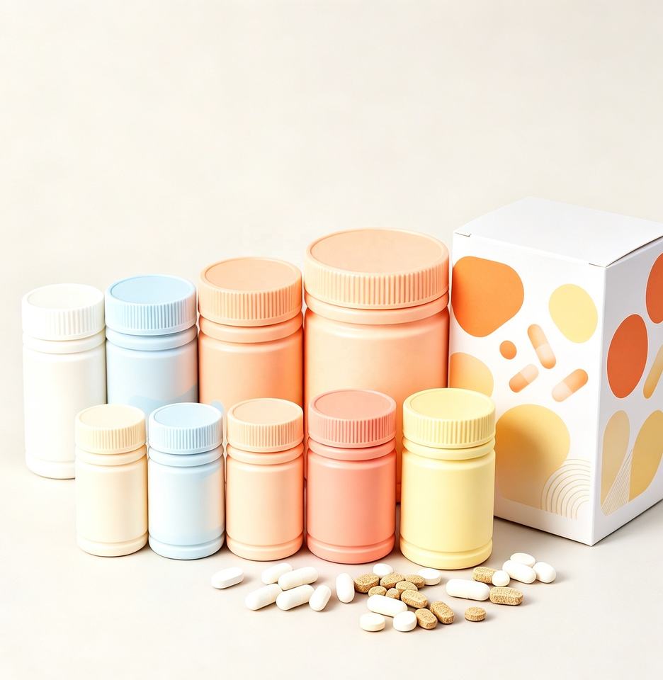 Customizable 120ml 150ml 175ml Plastic Vitamin Pill Bottle With Crc Cap ...