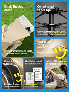 Nouvelle Arrivée 2026 <span class=keywords><strong>Tente</strong></span> de Camping Automatique à Ouverture Rapide en 3 Secondes pour 1-<span class=keywords><strong>2</strong></span> Personnes, Imperméable, Protection UV, <span class=keywords><strong>Tente</strong></span> Familiale d'Extérieur - Product Image 2