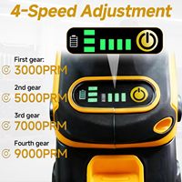 Meuleuse d'angle sans fil électrique 100 mm 115 mm 125 mm alimentée par des batteries lithium-ion
