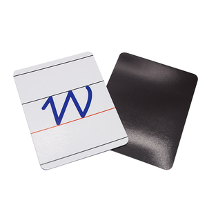 Juego de tarjetas magnéticas personalizadas impresas para bebés, alfabetos educativos tempranos, tarjetas Flash, Material de papel, letras cognitivas - Product Image 1