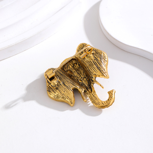 Bán Buôn Cổ Điển Voi Trâm Của Phụ Nữ Động Vật Hợp Kim Trâm Ngực Hoa Hợp Kim Động Vật Huy Hiệu Đám Cưới Đảng Trâm - Product Image 4