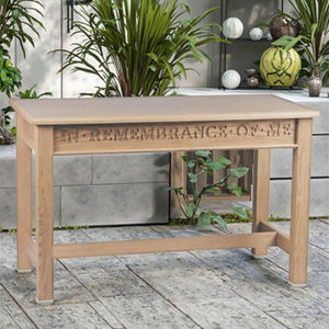 Tavolo in legno massello per il culto sacro elegante altare cattolico mobili per chiese santuari per la scuola di soggiorno - Product Image 2