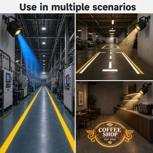 ไฟเลเซอร์ LED แบบเส้นสำหรับทำเครื่องหมายพื้นที่อุตสาหกรรม ความเข้มแสงสูง 80W-300W  วัสดุอะลูมิเนียม สำหรับเตือนความปลอดภัย - Product Image 6
