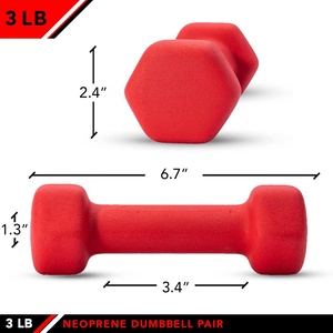 STELLAR PATH Lot de 2 haltères hexagonaux en néoprène antidérapants, anti-roulement, légers et durables, poids de 0,5 à 10 kg, pour fitness, logo personnalisé, usage domestique - Product Image 4
