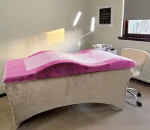 mattress eyelash foam spa matees beauty bed curved topper beauty salon anatomica lash mattress bed wave memory foam lash topper
