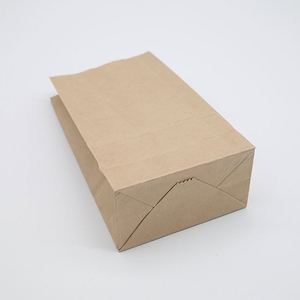 Eco Friendly Customized Logo Branded Promotional Food Kraft Paper <b>Bag</b> Without Handles - Product Image 4