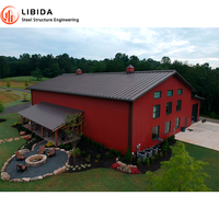 Structure en acier préfabriquée souhaitable de style industriel Villa et entrepôt en acier léger construits à partir de matériaux de conteneur