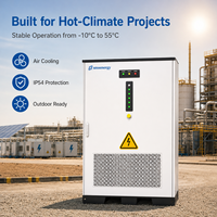Gabinete de Almacenamiento de Energía Solar Diésel LiFePO4 de 125kW 241kWh para Sistema de Energía en Sitios con Desplazamiento de Carga en Redes Comunitarias de Islas Africanas