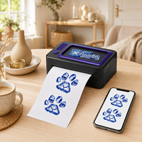 Impresora Térmica de Tatuajes Xprinter MP03, Mini Impresora Creativa Popular con Diseño de Guepardo para Diseños Flash