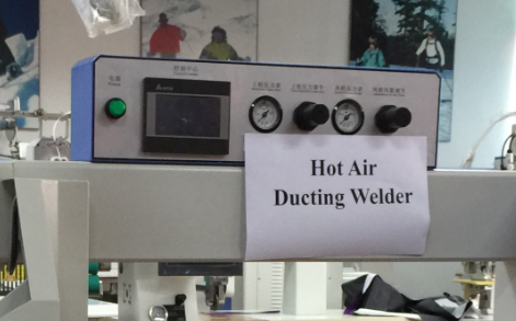 Hot Air PVC Reinforced Flexible Ducting Welding Machine
