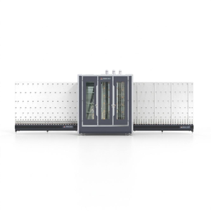 Machine de lavage et de séchage de verre verticale SAINT-FECO avec commande PLC, moteur facile à utiliser, longue durée de vie, pour verre isolant - Product Image 1