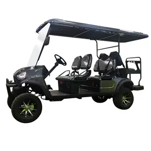 6座电动高尔夫球车可定制锂电池电泳漆架48V 4KW 5KW高尔夫球车电动