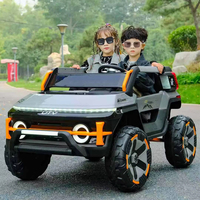 Voiture électrique pour enfants de grande taille, buggy électrique pour enfants, voitures électriques à 4 roues en plastique, 2 places, tout-terrain, pour enfants