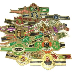 Impression en vrac rouleaux/feuilles auto-adhésif vinyle étanche feuille d'or esthétique cigare Wrap bande autocollant étiquette pour <span class=keywords><strong>Cohiba</strong></span> - Product Image 3