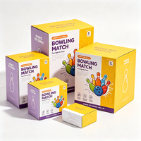 Boîte en carton rigide portable personnalisée, série de jouets sportifs standard, boîte de bowling pour enfant, expédition rapide en 72h, carton recyclable