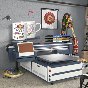 Stampante UV Flatbed 6090 ad Alte Prestazioni per Piccole Imprese Tipografiche Stampante UV Formato A1 Macchina per Stampa UV Flatbed - Product Image 1