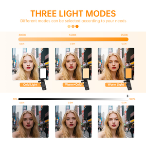 Suptig Nhỏ LED Từ Ảnh Tự Sướng Ánh Sáng Clip-On Đèn Cho Máy Tính Xách Tay <span class=keywords><strong>iPhone</strong></span> Điện Thoại Video Ánh Sáng Trên Máy Ảnh Ánh Sáng Điện Thoại thông Minh Dòng Sống - Product Image 3
