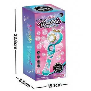 Varita Mágica de Burbujas con Luces LED, Máquina de Burbujas Eléctrica con Música para Niños, Juguetes para Fiestas al Aire Libre, Regalo de <span class=keywords><strong>Verano</strong></span>, 90 ml - Product Image 6