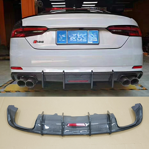 Diffuseur arrière en fibre de carbone style K pour <span class=keywords><strong>Audi</strong></span> A5 S5 B9 2017-2020 - Product Image 1
