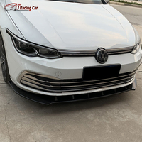 Accessoires de voiture ABS Pare-chocs avant Splitter Lip Diffuser Body Kit Spoiler Pour Volkswagen VW Golf 8 MK8 2020