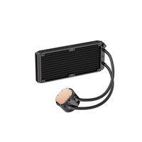 Refroidisseur d'eau pour processeur 120/240 mm, dissipateur thermique LED RGB, roulement à fluide, faible bruit 28dBA, LGA 2011 V3 1700 1200 115X pour ordinateurs AM4 AM5