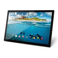 Pantalla Digital de Señalización de 21.5 Pulgadas, Nueva, de Plástico, Elegante y Delgada, Reproductor de Anuncios, OEM Android LCD Táctil, Kiosco Delgado de Pared, Venta al Por Mayor