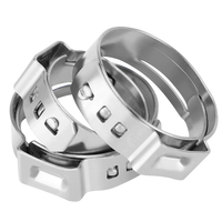 Mini colliers de serrage SS304 collier de serrage à oreille unique réglable pour collier de serrage à dégagement rapide de Tube Pex
