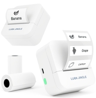Mini imprimante d'étiquettes thermiques pour petites entreprises, chaînes de cafés, magasins, étiquettes de prix, fabricant d'autocollants de codes-barres, logo personnalisé