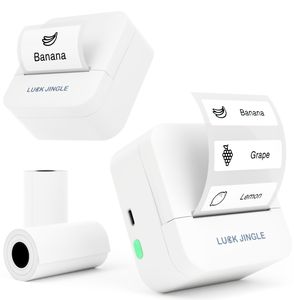 Mini imprimante d'étiquettes thermiques pour petites entreprises, chaînes de cafés, magasins, étiquettes de <span class=keywords><strong>prix</strong></span>, fabricant d'autocollants de codes-barres, logo personnalisé - Product Image 5