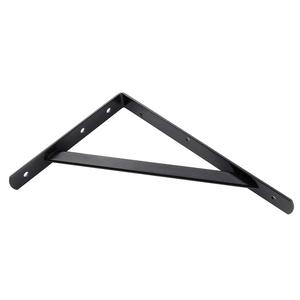 12 Inch X 8 Inch Heavy Duty <strong>Shelf</strong> <strong>L</strong> <strong>Brackets</strong> <strong>Shelf</strong> Support Corner Brace Joint Right Angle <strong>Bracket</strong> Black - Product Image 2