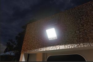 Đèn pha năng lượng mặt trời LED tích hợp camera giám sát, điều khiển bằng ứng dụng, không dây, ngoài trời, có cảm biến chuyển động, công suất 60W-1500W - Product Image 3