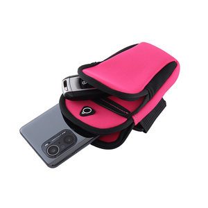 Monedero Bandolera de Moda con 2 Cremalleras Nueva Tendencia Bolsa Impermeable de Neopreno para Teléfono Móvil Brazalete <span class=keywords><strong>Pequeño</strong></span> para Correr y Ciclismo - Product Image 4