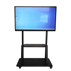 4K AIO computer interactive display monitor with Multi Capacitive touch screens 75'' Inch interactive whiteboard For Education