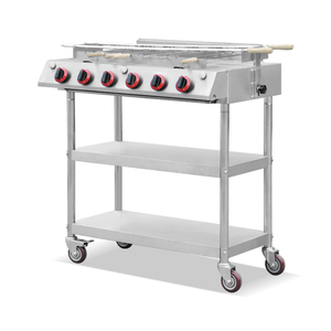 Équipement de <span class=keywords><strong>barbecue</strong></span> de pique-nique extérieur en acier inoxydable universel intelligent utilisé gril de type gpl à <span class=keywords><strong>gaz</strong></span> <span class=keywords><strong>avec</strong></span> <span class=keywords><strong>couvercle</strong></span> et armoire inférieure - Product Image 4