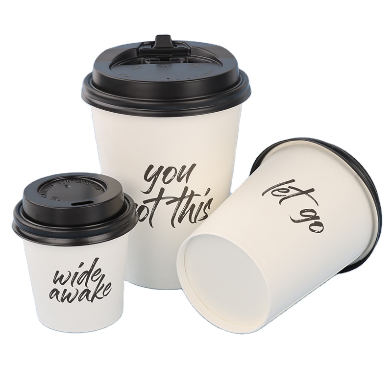Hot Drinking Cups Custom Printing Logo Paper Cups Hight Quality Coffee Paper Cups