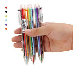 School Office Student Supply Retractable Ballpoint <b>Pen</b> Creative Cute Cartoon Shape Multicolor <b>Pens</b> - Product Image 1