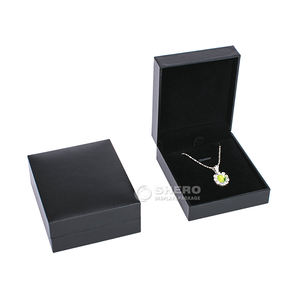 Cajas de Joyería al por Mayor, de Piel Sintética PU Azul Personalizada, de Primera Calidad, para Collares, Pulseras, Anillos y Pendientes - Product Image 3